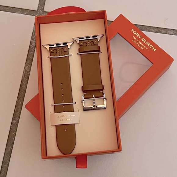 Tory Burch | Accessories | Nwt Leather Tory Burch Apple Watch Band 4244mm |  Poshmark